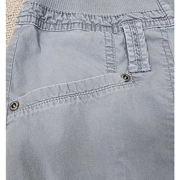 Laura Ashley Gray Cargo Pants Womens size 4 Utility Multi Pocket Casual - Picture 10 of 12